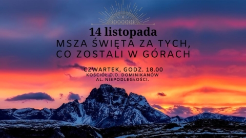Msza Święta za tych, co zostali w górach