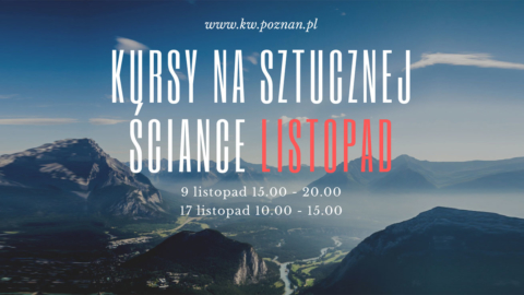 kursy na sztucznej ściance